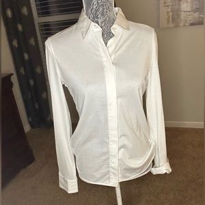 Theory white blouse